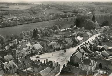 / CPSM FRANCE 18 "Jouet sur l'Aubois, vue aérienne sur la place"