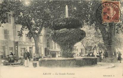 CPA FRANCE 13 "Salon, la grande fontaine"