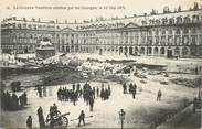 75 Pari  CPA FRANCE  75 "Paris" /  Série La Commune  1871 "la Colonne Vendôme abattue "