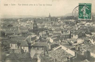 CPA FRANCE 13 "Salon, vue générale prise de la tour du chateau"