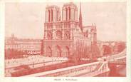 75 Pari  CPA FRANCE  75012 "Paris, Notre Dame" / PUBLICITÉ BANNIER 