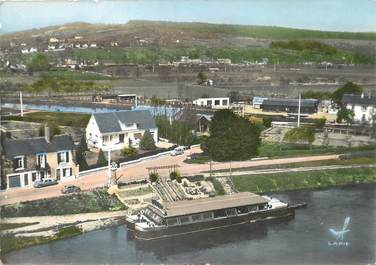 / CPSM FRANCE 18 "Saint Satur, le bateau restaurant Saint Roch" / PENICHE