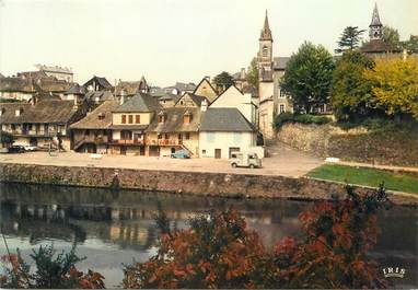 / CPSM FRANCE 19 "Argentat, vieilles maisons au bord de la Rivière"