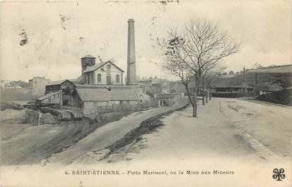 CPA FRANCE 42 "Saint Etienne, Mine, Puits Marinoni"