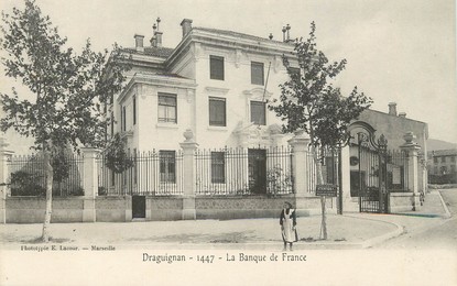 CPA FRANCE 83 "Draguignan, la banque de France" / BDF