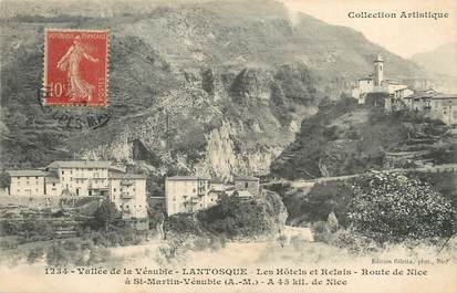 CPA FRANCE 06 "Lantosque, vallée de la Vésubie, les hôtels et relais"