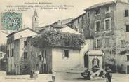 06 Alpe Maritime CPA FRANCE 06 "Gorbio, environs de Menton, la place"