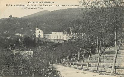 CPA FRANCE 06 "Château de Saint André, route de Levens"