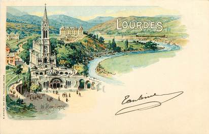 CPA FRANCE 65 "Lourdes, la basilique"