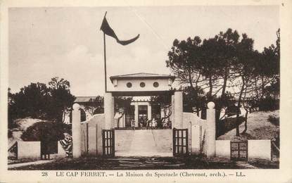 CPA FRANCE 33 "Cap Ferret, la maison du spectacle"