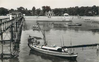 CPSM FRANCE 33 "Cap Ferret, le ponton et la plage"