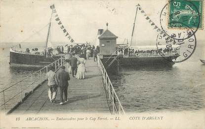 CPA FRANCE 33 "Arcachon, embarcadère pour le Cap Ferret"