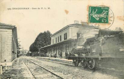 CPA FRANCE 83 "Draguignan, la gare"