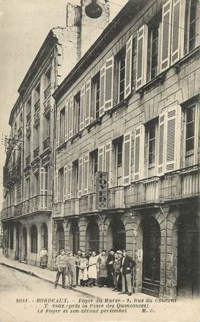 CPA FRANCE 33 "Bordeaux, foyer du Marin"