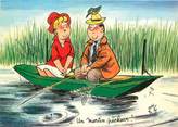 Illustrateur CPSM ILLUSTRATEUR BELLUS Jean "un martin pêcheur"