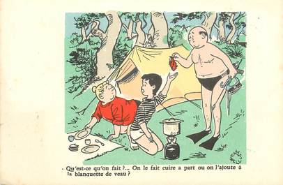 CPSM ILLUSTRATEUR BELLUS Jean "..Camping"