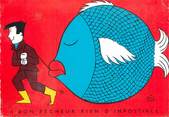 Illustrateur CPSM ILLUSTRATEUR BIZ "A bon pêcheur rien d 'impossible"