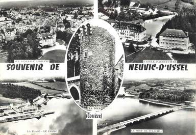 CPSM FRANCE 19 "Souvenir de Neuvic d'Ussel"