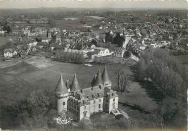 CPSM FRANCE 19 "Lubersac, le château, vue aérienne"