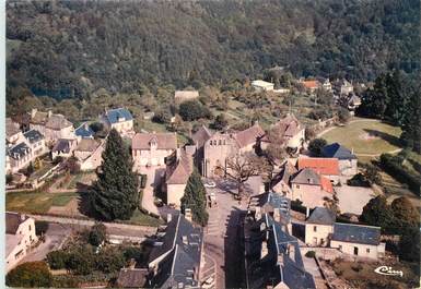 CPSM FRANCE 19 "La Roche Canillac, vue aérienne sur le centre"