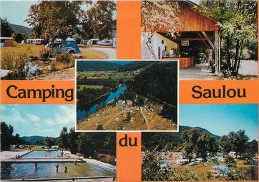 CPSM FRANCE 19 "Camping du Saulou"