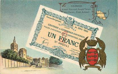 CPA FRANCE 84  / BILLET