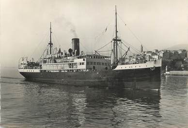 / CPSM FRANCE 20 "Corse, Bastia, la paquebot ville d'Ajaccio" / BATEAU