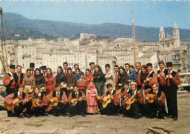 / CPSM FRANCE 20 "Corse, Bastia, Macchiaghioli" / GROUPE FOLKLORIQUE