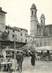 / CPSM FRANCE 20 "Corse, Bastia, le marché et l'église Saint Jean"
