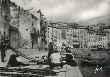 / CPSM FRANCE 20 "Corse, Bastia, un coin du vieux port"