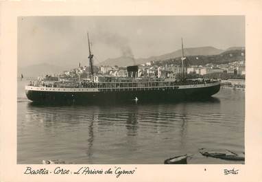 / CPSM FRANCE 20 "Corse, Bastia, l'arrivée du Cyrnos"