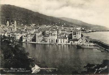 / CPSM FRANCE 20 "Corse, Bastia, vue générale, le vieux port"