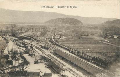 / CPA FRANCE 01 "Culoz, quartier de la gare"