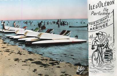 / CPSM FRANCE 17 "Ile d'Oléron, les pédales sur la plage"