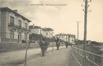 / CPA FRANCE 83 "Saint Raphaël, bld du touring Club"