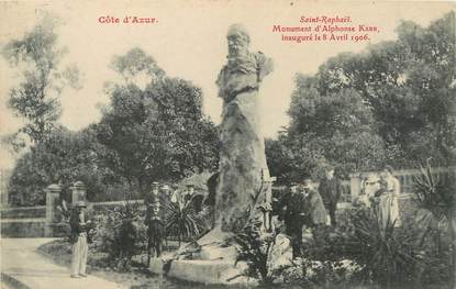 / CPA FRANCE 83 "Saint Raphaël, Monument d'Alphonse Karr"
