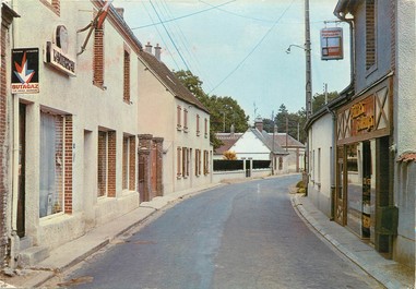 / CPSM FRANCE 27 "Mesnil sur l'Estree, la rue prinicpale"