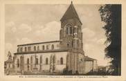 43 Haute Loire / CPA FRANCE 43 "Saint Georges d'Aurac, l'ensemble de l'église et le monument aux morts"