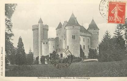 / CPA FRANCE 43 "Environs de Brioude, château de Chabreuge"