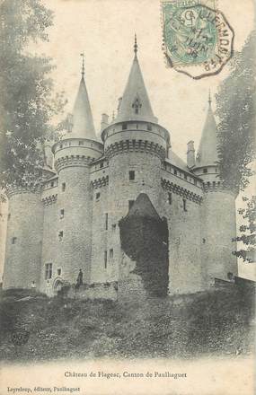 / CPA FRANCE 43 "Canton de Paulhaguet, château de Flagheac "
