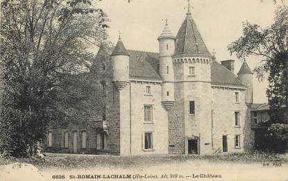 / CPA FRANCE 43 "Saint Romain Lachalm, le château"
