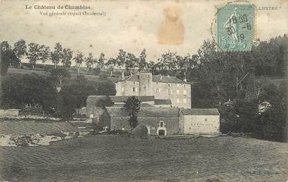 / CPA FRANCE 43 "Le château de Chamblas, vue générale"