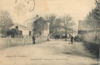 / CPA FRANCE 43 "Paulhaguet, vue de la gare"