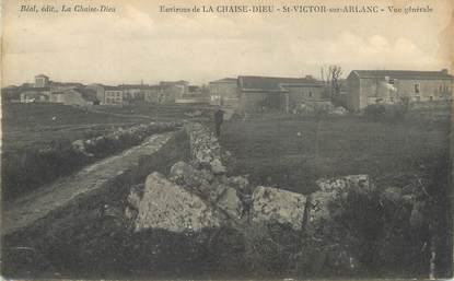 / CPA FRANCE 43 "Environs de la Chaise Dieu, Saint Victor sur Arlanc, vue générale"