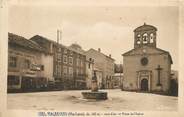 43 Haute Loire / CPA FRANCE 43 "Malrevers, place de l'église"