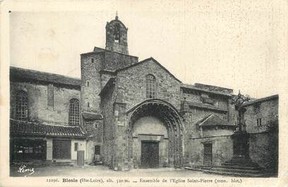 / CPA FRANCE 43 "Blesle, ensemble de l'église Saint Pierre"