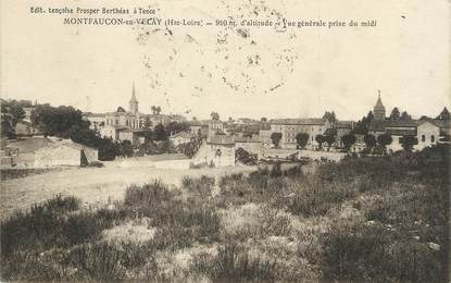 / CPA FRANCE 43 "Montfaucon en Velay, vue générale prise du midi"