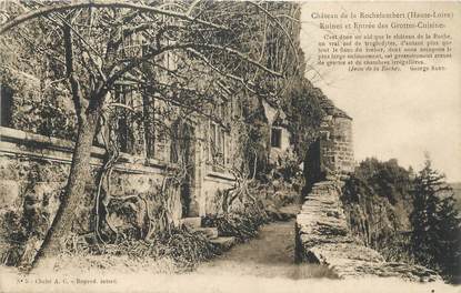 / CPA FRANCE 43 "Saint Paulien, château de la Rochelambert, ruines et entrée des Grottes Cuisines"