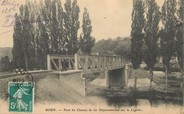 42 Loire / CPA FRANCE 42 "Boen, pont du chemin de fer départemental sur le Lignon"