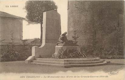 / CPA FRANCE 42 "Charlieu, le monument aux morts"